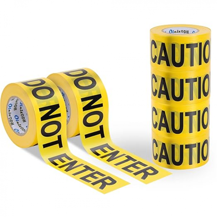 CAUTION DO NOT ENTER BARRICADE TAPE - 3" x 1000FT.